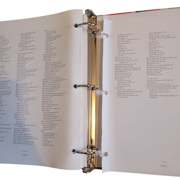 J.J. Pizzuto's FABRIC SCIENCE Tenth Edition Book | Fashion Binder - Picture 8 of 12